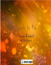 Speak to Me INST PARTS SATB choral sheet music cover